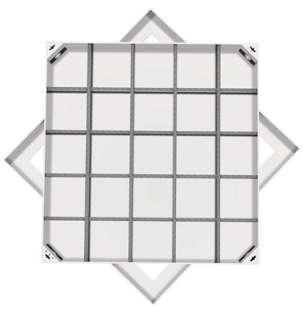 八公山不锈钢方井展示